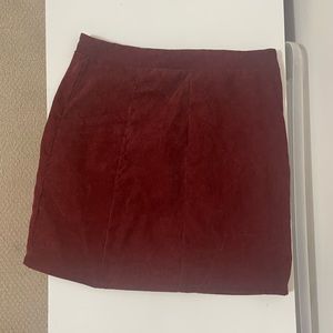 Velvet Mini Skirt!